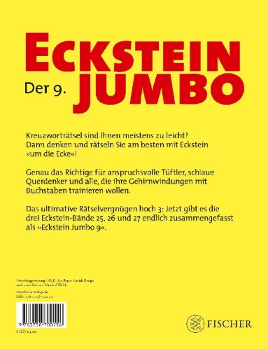 Buchcover und Innenansicht für das Buch: Eckstein Jumbo 9
