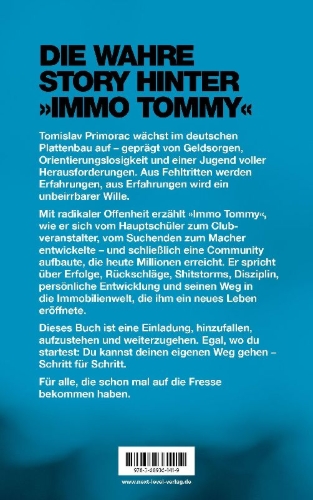 Buchcover und Innenansicht für das Buch: Auf die Fresse
