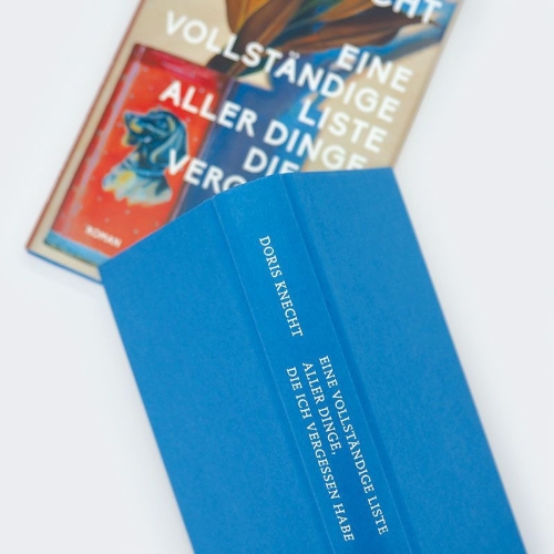Buchcover und Innenansicht für das Buch: Eine vollständige Liste aller Dinge, die ich vergessen habe