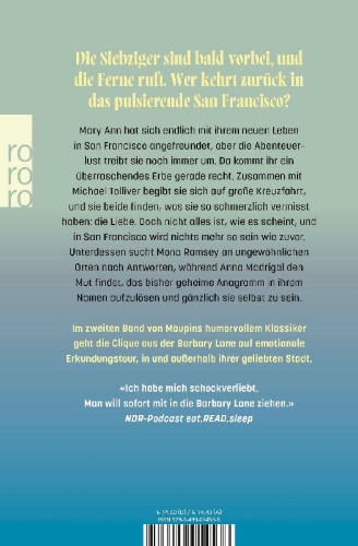 Buchcover und Innenansicht für das Buch: More Tales of the City
