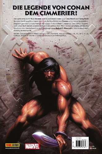 Buchcover und Innenansicht für das Buch: Conan: The Legend