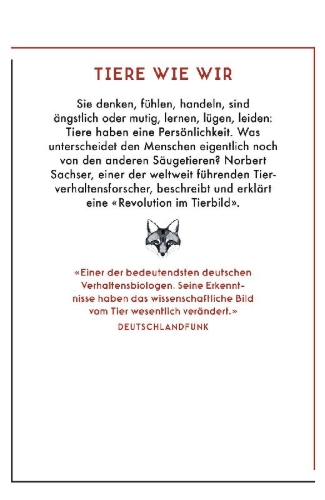 Buchcover und Innenansicht für das Buch: Der Mensch im Tier