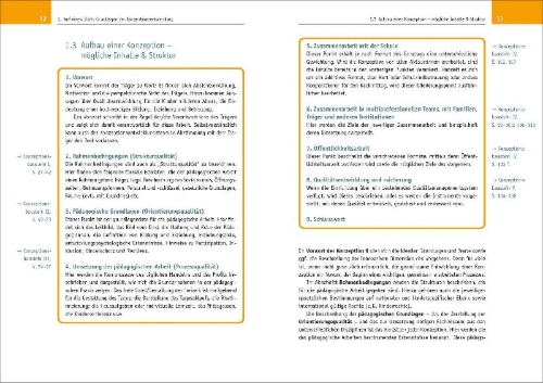 Buchcover und Innenansicht für das Buch: Konzeptionsentwicklung für den Ganztag