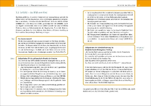 Buchcover und Innenansicht für das Buch: Konzeptionsentwicklung für den Ganztag