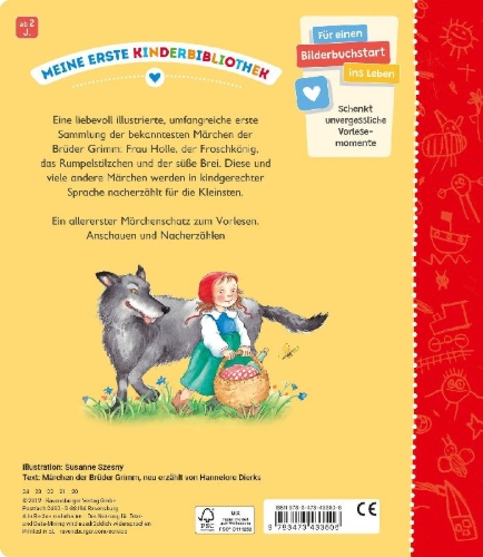 Buchcover und Innenansicht für das Buch: Meine ersten Märchen