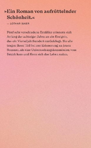 Buchcover und Innenansicht für das Buch: Horns Ende