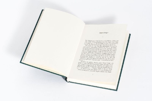 Buchcover und Innenansicht für das Buch: Tonio Kröger und andere Erzählungen