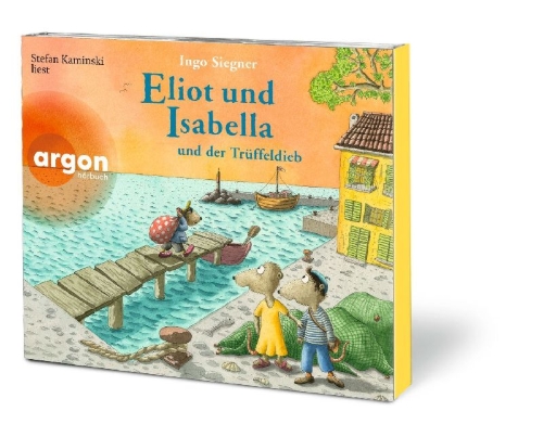 Buchcover und Innenansicht für das Buch: Eliot und Isabella und der Trüffeldieb