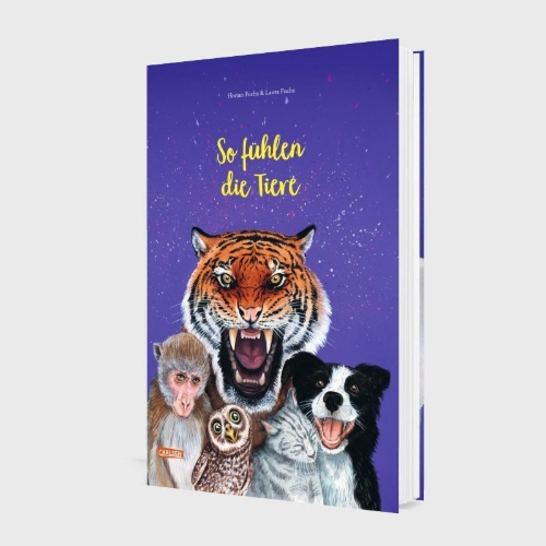 Buchcover und Innenansicht für das Buch: So fühlen die Tiere
