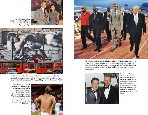 Buchcover und Innenansicht für das Buch: The House of Beckham