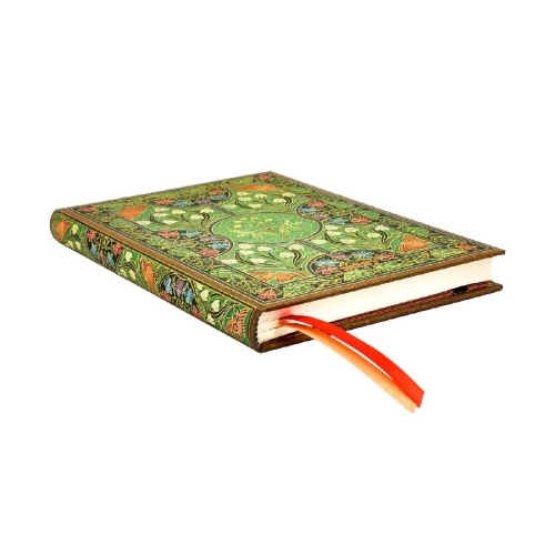 Buchcover und Innenansicht für das Buch: 12-Monatskalender 2027 Blühende Poesie Midi Verso