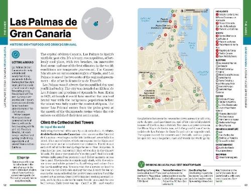 Buchcover und Innenansicht für das Buch: Lonely Planet Canary Islands