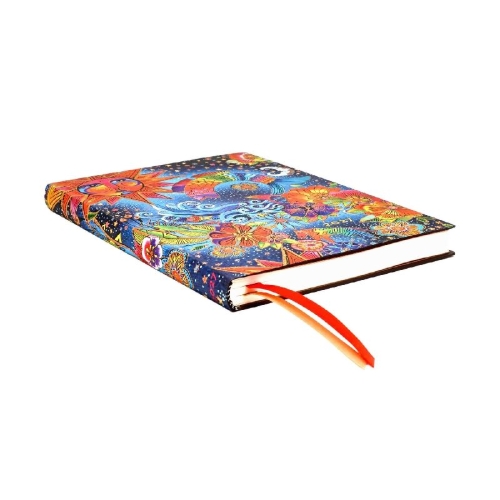Buchcover und Innenansicht für das Buch: 12-Monatskalender 2027 Himmlische Magie Midi Horizontal