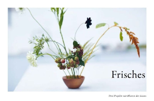 Buchcover und Innenansicht für das Buch: Blumen binden und Kränze winden