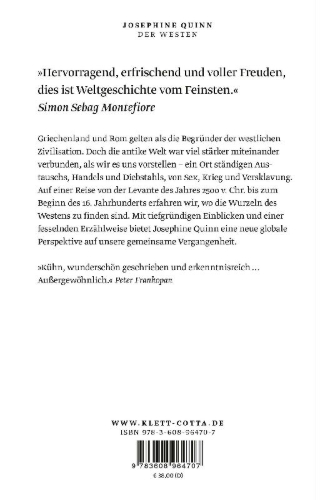 Buchcover und Innenansicht für das Buch: How the World Made the West