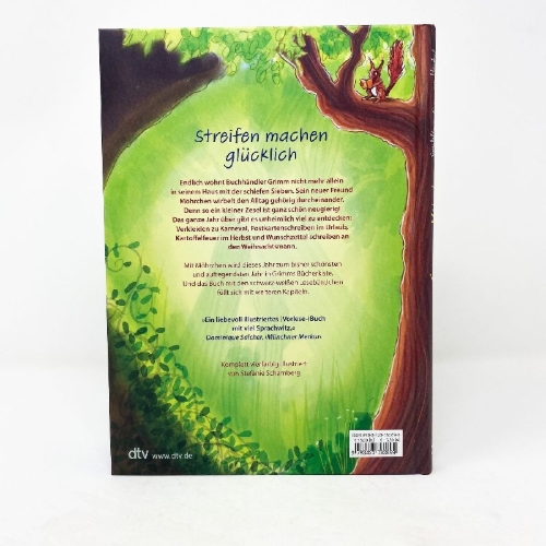 Buchcover und Innenansicht für das Buch: Grimm und Möhrchen - Frühling, Sommer, Herbst und Zesel