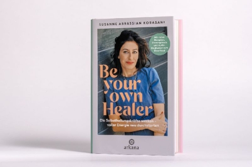 Buchcover und Innenansicht für das Buch: Be Your Own Healer - zurück zu Energie und Gesundheit