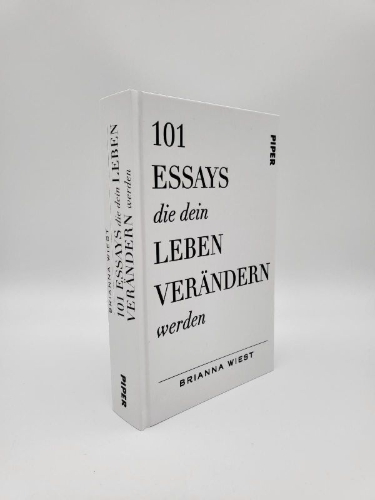 Buchcover und Innenansicht für das Buch: 101 Essays that will change the Way you think