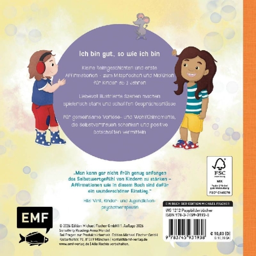 Buchcover und Innenansicht für das Buch: Wie gut, dass ich ICH bin