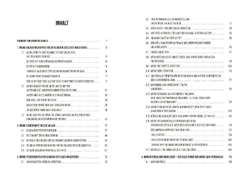 Buchcover und Innenansicht für das Buch: Erfolgreich zeitlos investieren