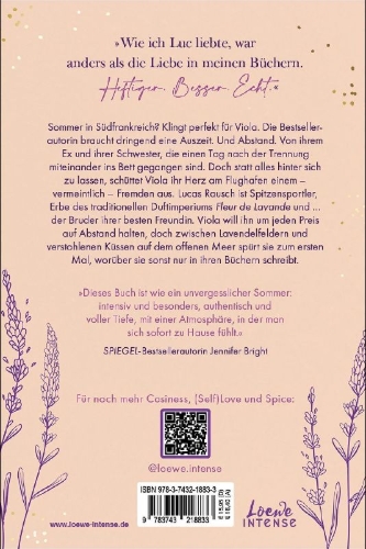 Buchcover und Innenansicht für das Buch: Fleur de Lavande (Band 1) - Wie du liebst