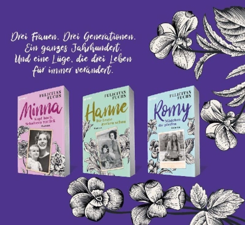 Buchcover und Innenansicht für das Buch: Romy. Mädchen, die pfeifen