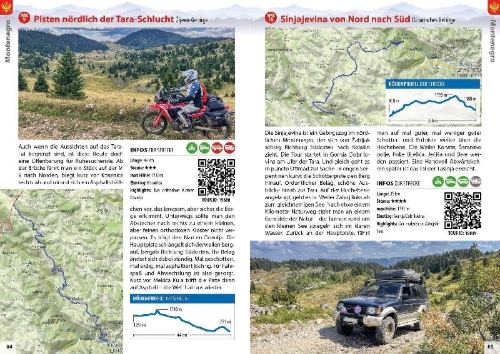 Buchcover und Innenansicht für das Buch: Offroad Atlas - Best of 2026