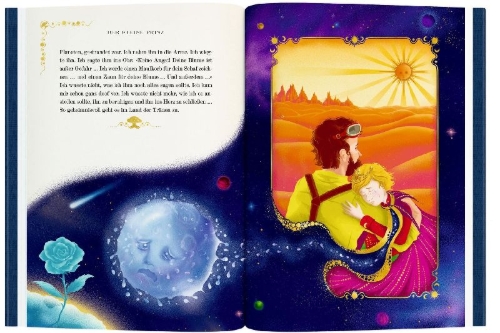 Buchcover und Innenansicht für das Buch: Der kleine Prinz
