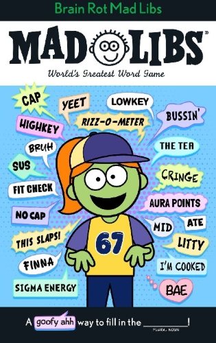 Buchcover und Innenansicht für das Buch: Brain Rot Mad Libs