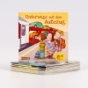 Buchcover und Innenansicht für das Buch: Pixi-8er-Set 307: Pixi unterwegs mit Bus und Bahn (8x1 Exemplar)