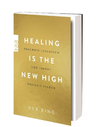 Buchcover und Innenansicht für das Buch: Healing is the New High