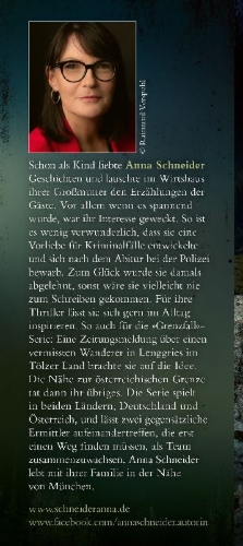 Buchcover und Innenansicht für das Buch: Grenzfall - Der Tod in ihren Augen