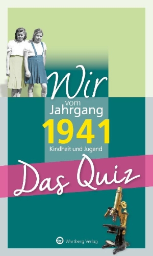 Buchcover und Innenansicht für das Buch: Wir vom Jahrgang 1941 - Das Quiz