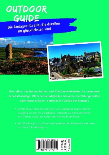 Buchcover und Innenansicht für das Buch: MARCO POLO OUTDOOR GUIDE Reiseführer Bretagne