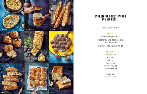 Buchcover und Innenansicht für das Buch: Baking Passion