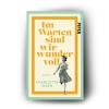 Buchcover und Innenansicht für das Buch: Im Warten sind wir wundervoll