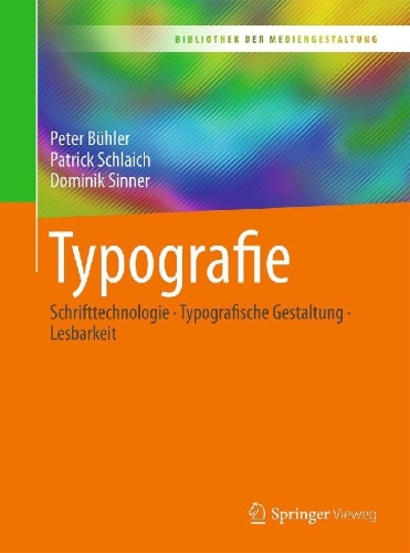 Buchcover und Innenansicht für das Buch: Typografie