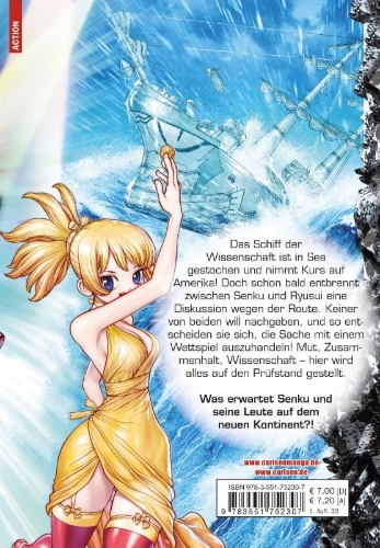Buchcover und Innenansicht für das Buch: Dr. Stone