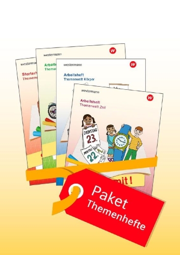 Buchcover und Innenansicht für das Buch: Starte mit! - Materialien zur Sprachbildung. Paket Themenhefte