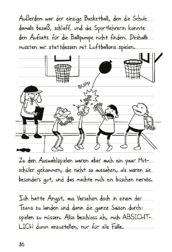 Buchcover und Innenansicht für das Buch: Diary of a Wimpy Kid - Big Shot