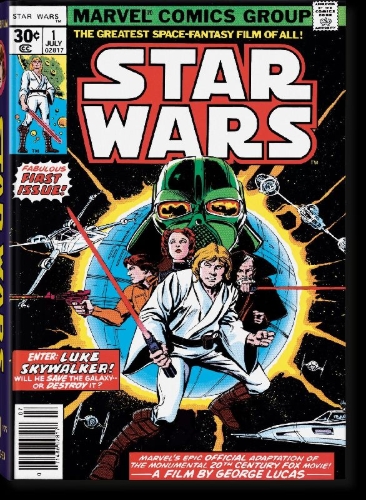 Buchcover und Innenansicht für das Buch: Star Wars Comics Library Vol. 1