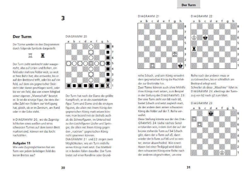 Buchcover und Innenansicht für das Buch: Schach Zug um Zug