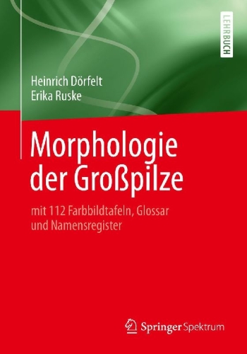 Buchcover und Innenansicht für das Buch: Morphologie der Großpilze