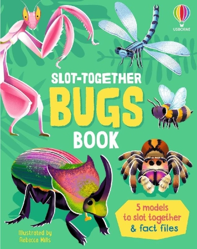 Buchcover und Innenansicht für das Buch: Slot-Together Bugs Book