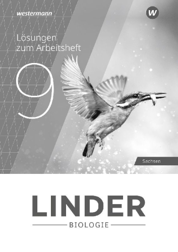 Buchcover und Innenansicht für das Buch: LINDER Biologie SI 9. Lösungen zum Arbeitsheft. Für Sachsen