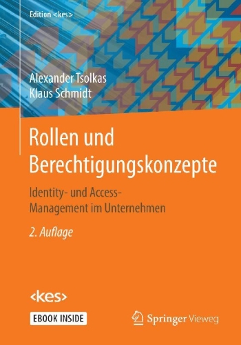 Buchcover und Innenansicht für das Buch: Rollen und Berechtigungskonzepte
