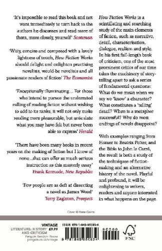 Buchcover und Innenansicht für das Buch: How Fiction Works