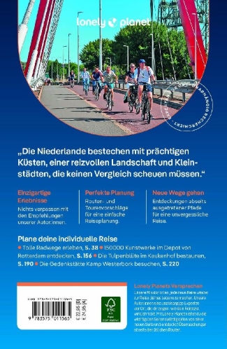 Buchcover und Innenansicht für das Buch: LONELY PLANET Reiseführer Niederlande