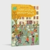 Buchcover und Innenansicht für das Buch: Komm, wir zeigen dir unsere Schule (Constanze von Kitzings Wimmelgeschichten 5)