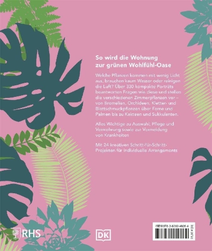 Buchcover und Innenansicht für das Buch: House plant